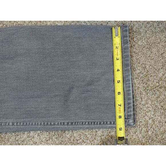 Levi's 569 Loose Straight Gray Jeans 32x32 Faded Distressed Zipper Pockets - Picture 9 of 9